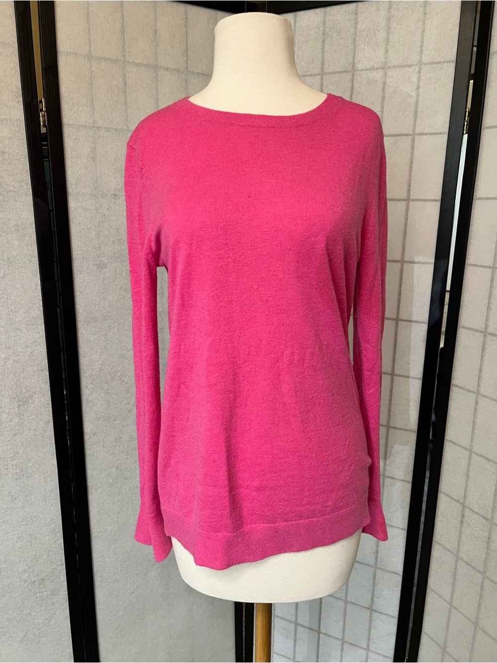 Talbots Fuchsia Crewneck Sweater